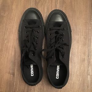 Brand new black converse!